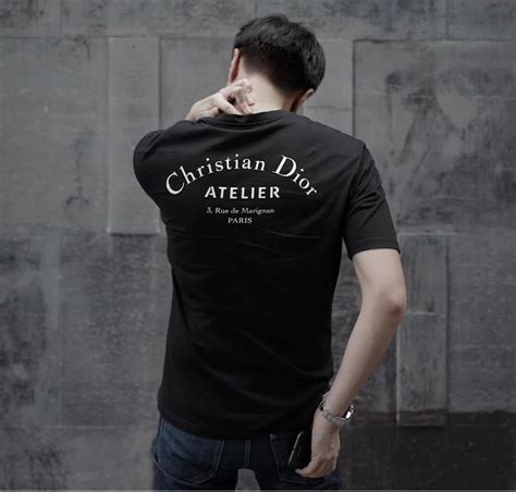 dior atelier shirt black|christian dior men's shirt.